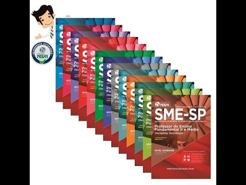 Apostilas do Concurso SME-SP 2016 - Diversos Cargos de Professor