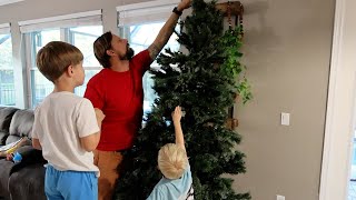 Leaving The Ship, Putting Up Our Christmas Tree With The Boys & Done With The Pacifier! | Home Vlog