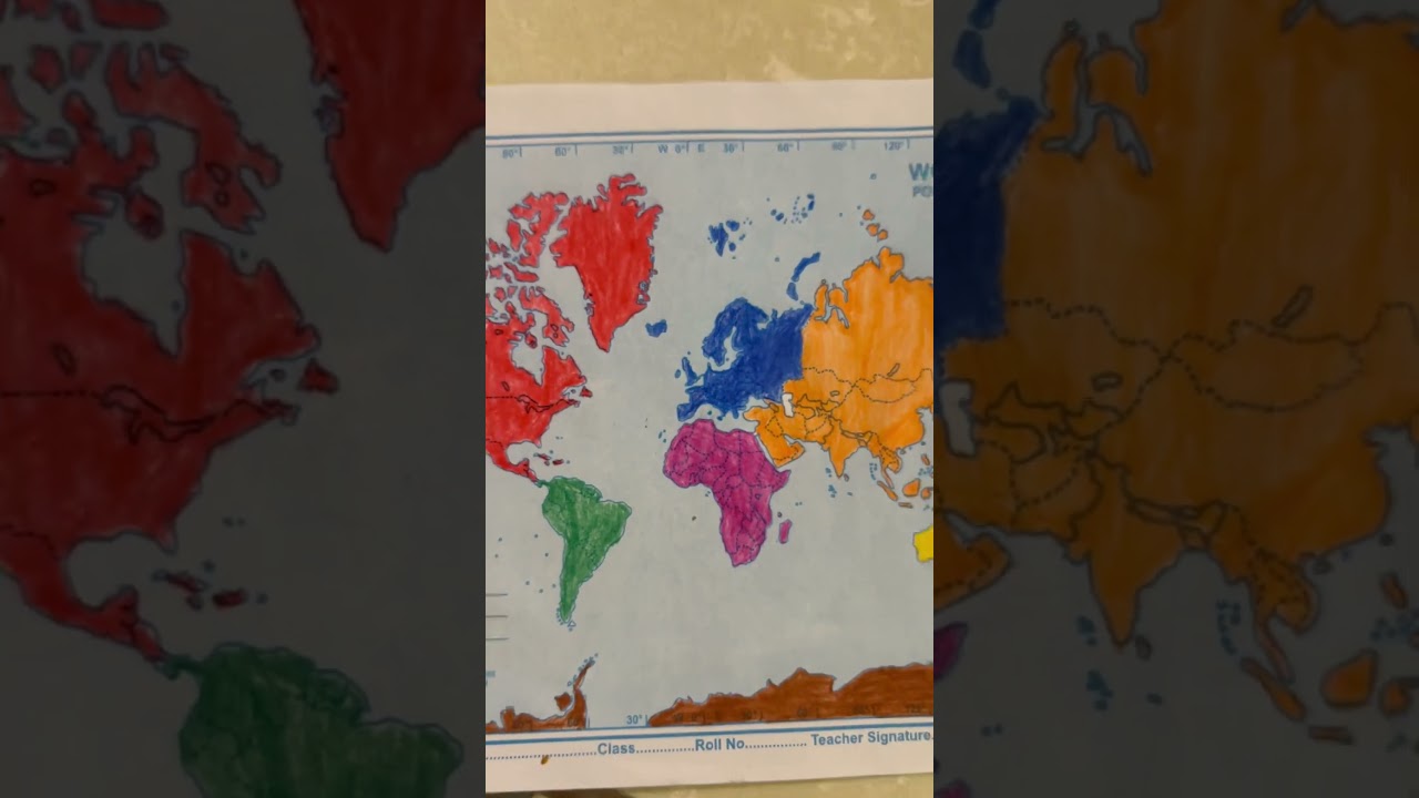World map colouring # transition #colour#world map