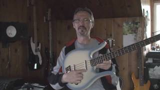 Danelectro Longhorn Bass Guitar Demo and Review