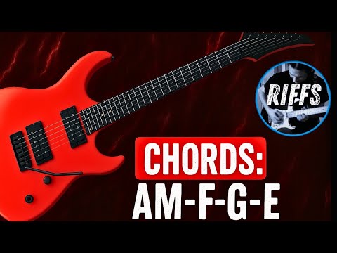HARD ROCK METAL Shred Backing Track in Am | 170 BPM