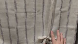 Watch Before Buying - DriftAway Farmhouse Double Layer Linen Blackout Tie Up Curtains