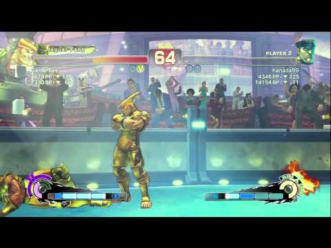 SSF4 AE GamerBee (Adon) Vs hanada99 (Bison)