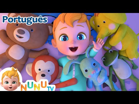 Quem vai cair da cama agora | Dez na Cama | Português | Músicas Infantis | Canções infantis -NuNu Tv
