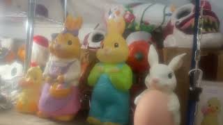 Cracker Barrel, 2023 Easter blow molds bunnies and duck