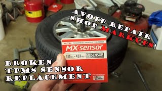 DIY TPMS sensor install at home!