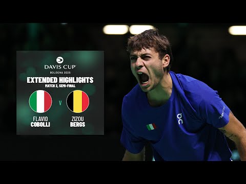 OUTSTANDING Cobolli wins it for Italy 🤯 | v Belgium | Extended Highlights | 2025 Davis Cup Final 8