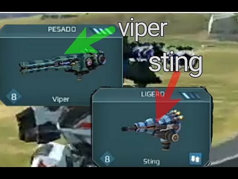 War robots test nueva arma Viper y sting