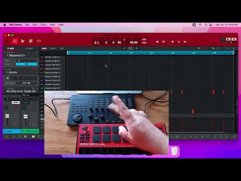 Akai MPK Mini MK 3 and Korg NanoKONTROL Studio MIDI setup and example