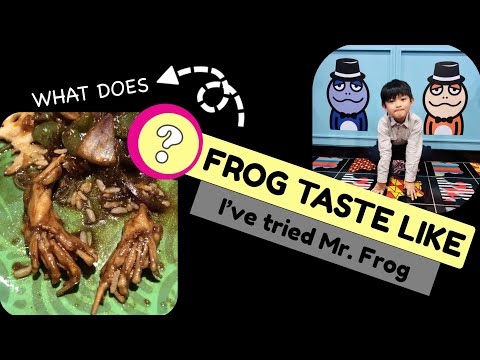 What does frog tastes like? I tried Mr. Frog for the first time! | Cassia’s Channel
