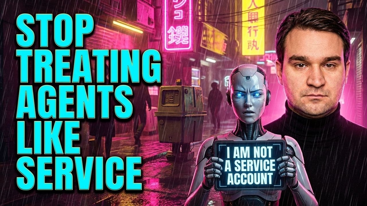 Stop Treating Agents Like Service Accounts