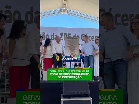 Inaugurada ZPE de Cáceres (MT)
