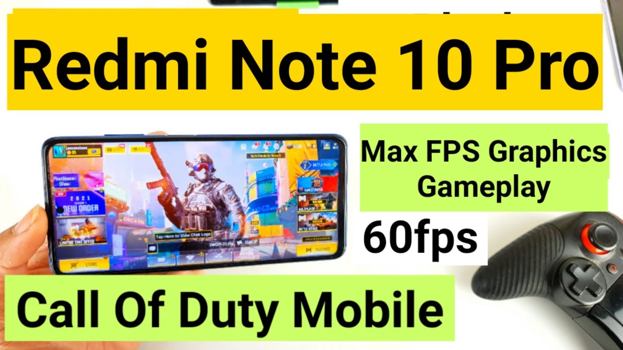 Redmi note 10 pro 60fps call of duty gameplay graphics support test