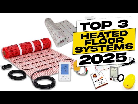 Infrared Heated Floor Mat, Electric Radiant Floor Heating Rug with Timer, Fast Heating Graphene Heated Carpet, Large Area Warm Floor Mat for Home video review thumbnail