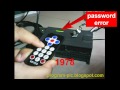 IR Remote Control For Input Password On PLC