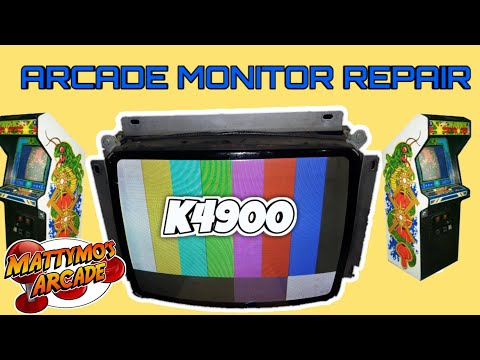 Arcade Monitor Repair: WG K4900 with Collapse