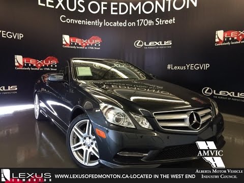 Used Grey 2013 Mercedes-Benz E-Class Cabriolet E350 RWD In Depth Review St. Albert Alberta