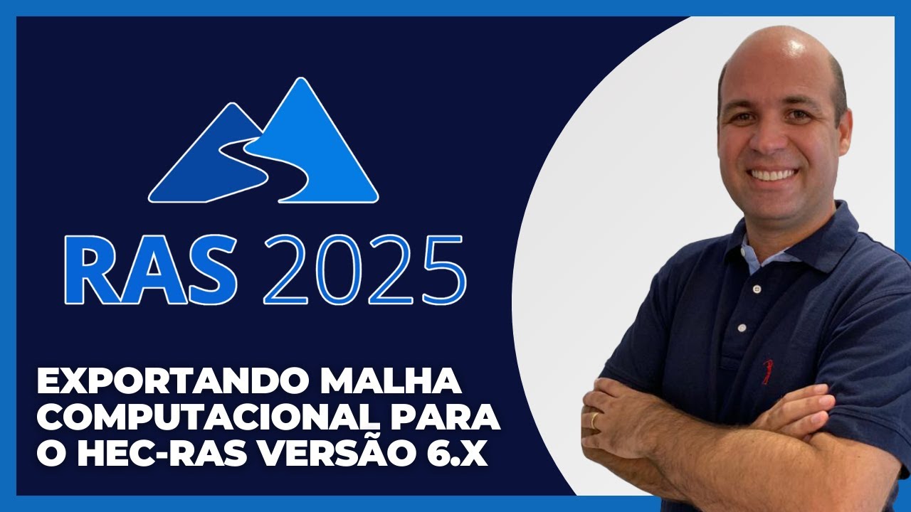 Exportando uma malha computacional mista gerada no HEC-RAS 2025 Alfa para a versão 6.x