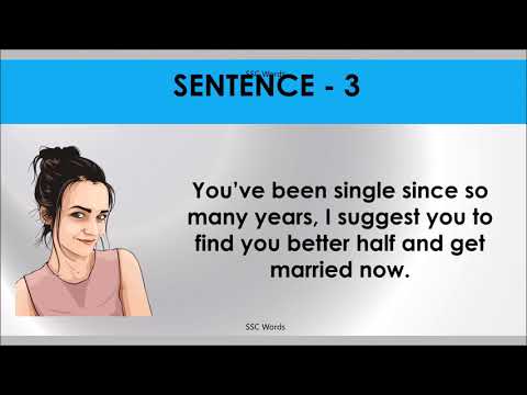 BETTER HALF Idiom 1433 # Meaning and five sentences # SSC Words