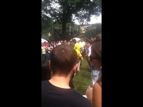 Berklee afro-brazilian group at welcoming bbq