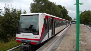 preview picture of video 'U-Bahn Hamburg: Sound vom DT4.2 auf der U1'