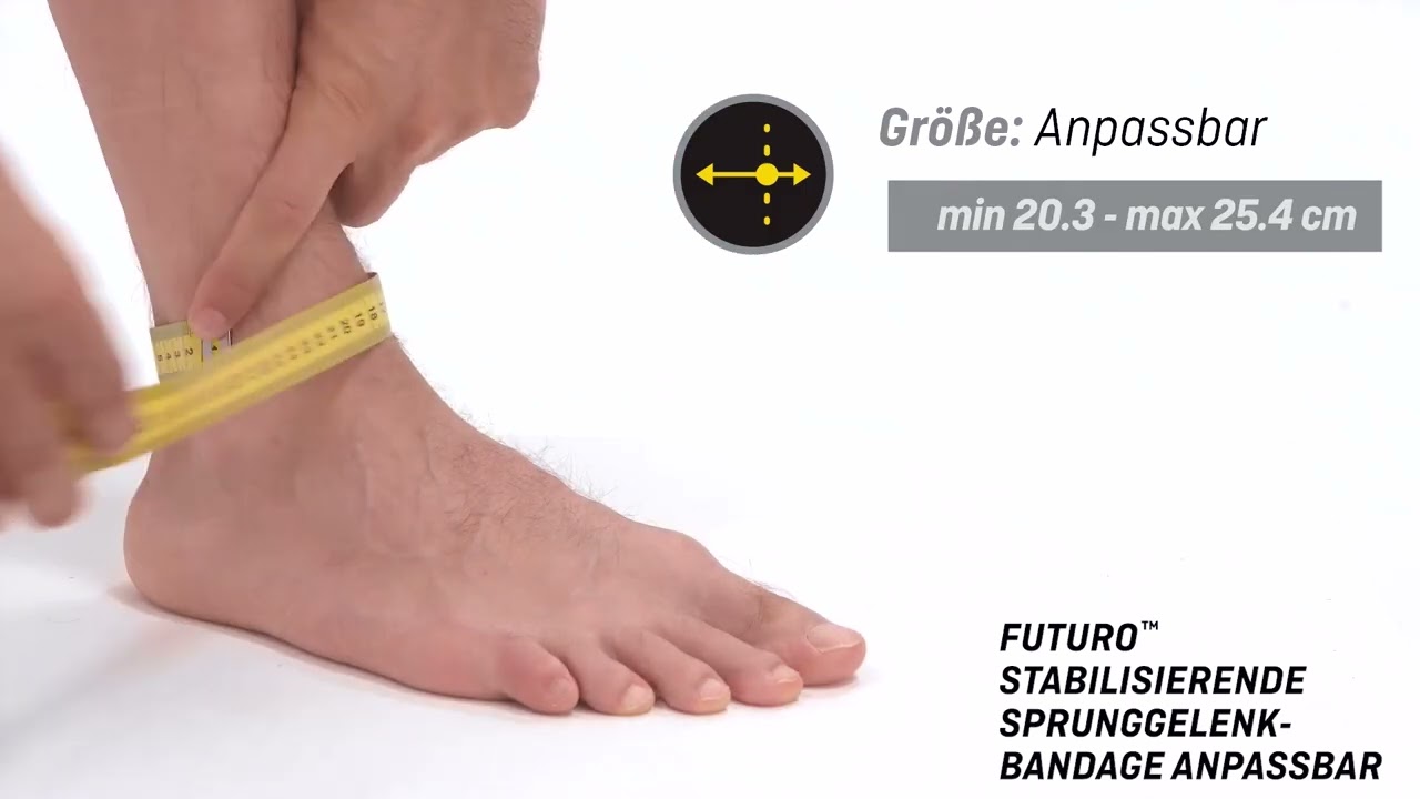 3M Futuro Sport Sprunggelenkbandage anpassbar 1 Stück