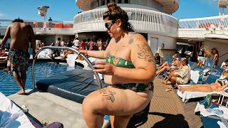 Dive into the Ultimate Pool Party on Virgin Voyages 2024 [4K] #scarletlady #cruise #cruiseship