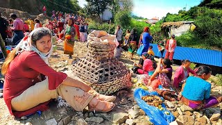 Saturday Weekly Village Market of Nepal | video - 12 | BijayaLimbu