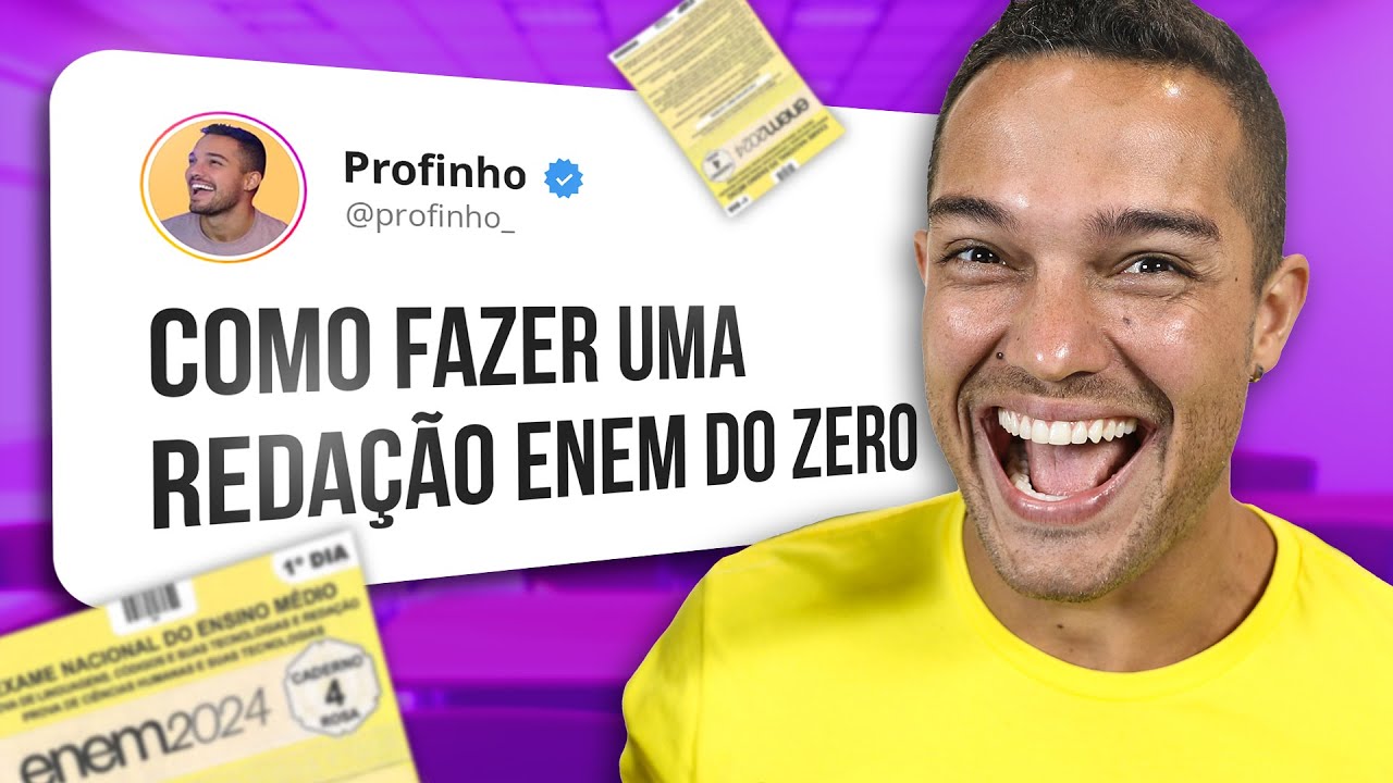 PASSO A PASSO de como fazer a redação do ENEM 2024