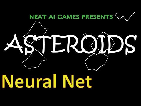 NEAT AI does Asteroids using AI and a Genetic Algorithm