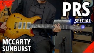 Video thumbnail for PRS Special Semi hollow in McCarty Sunburst by Casino Guitars