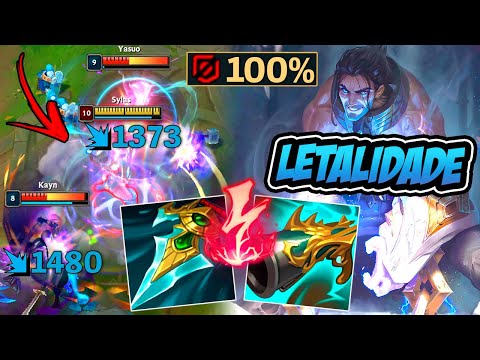 FIZ SYLAS AD LETALIDADE E FICOU MUITO FORTE *24 KILLS* - LEAGUE OF LEGENDS