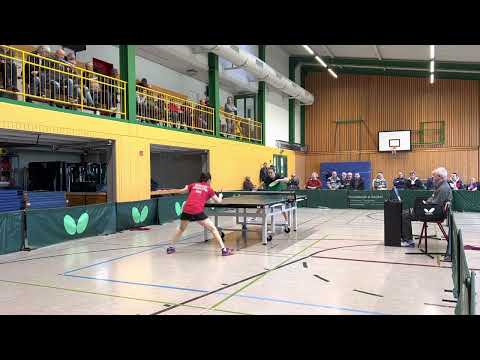 Qian Wan - Hannah Schönau | 3. Bundesliga 22/23 3. Satz Tischtennis