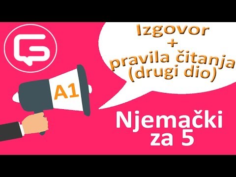 Njemački za 5: Izgovor + pravila čitanja, drugi dio (epizoda 4)