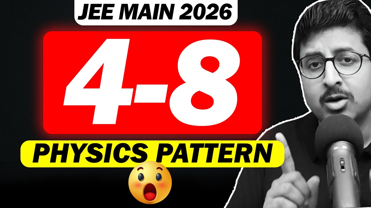 JEE 2026 April: Urgent for 4-8th April Aspirant | Physics Pattern | 80+ Marks | Eduniti | Mohit Sir