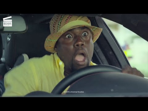 Ride Along 2: Video Game car chase scene