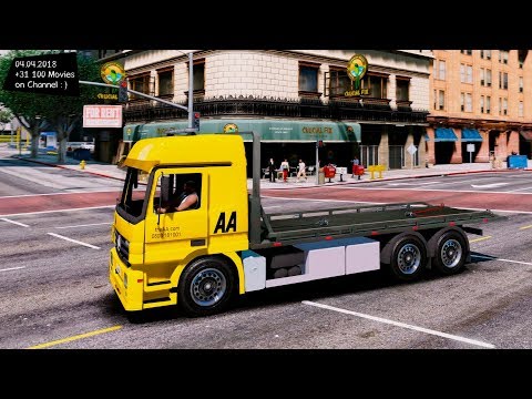 Mercedes Actros Recovery Truck Grand Theft Auto V M.G.V.A. MODs Gta5-mods _REVIEW