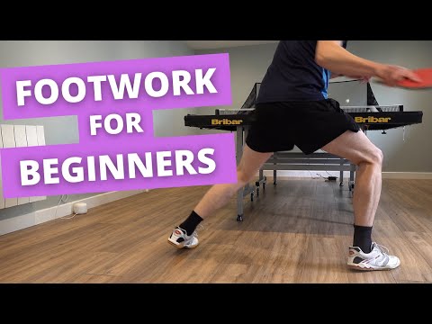 Table tennis footwork for beginners