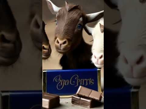 Can Goats eat Chocolates ? #animal #eatchocolate