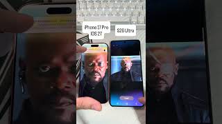 Atualizado iPhone 17 Pro iOS 27 vs S26 ultra! Quem ganha? #ios27 #s26ultra #iphone17pro