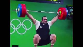 New Snatch World Record 216 Iran aytakin behdadsalimi