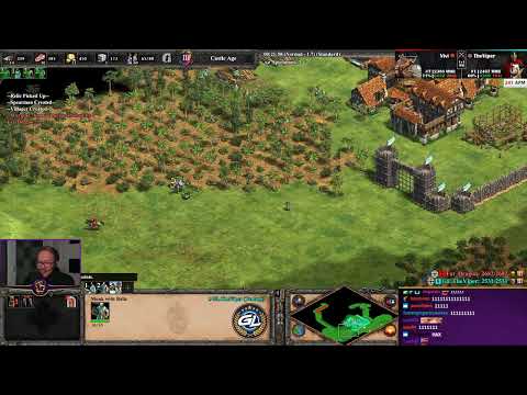 Incredible play - SUS AOE2 monk playing Among us #aoe2 #theviper