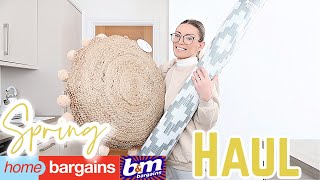 HUGE B&M + HOME BARGAINS HAUL MARCH 2021 // Garden, Easter, Cleaning, Homeware
