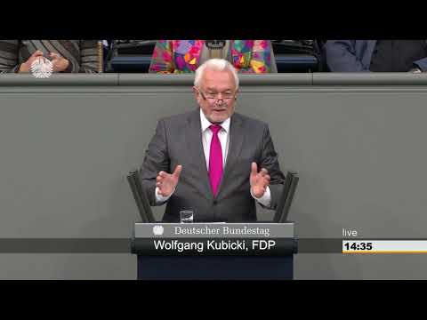 Wolfgang Kubicki: Vereinbarte Debatte Organspende [Bundestag 28.11.2018]