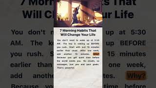 7 Morning Habits That Will Change Your Life ⏰ | Learn English #MorningRoutine #EnglishLearning