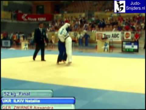Judo 2009 Koper: Ilkiv (UKR) - Zwirner (GER) [-52kg].