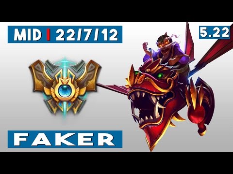 SKT T1 Faker | Corki vs Ahri | Mid | Preseason 6 | Patch 5.22