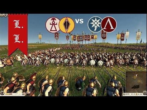Rome II Total War - Online gameplay - 2vs2 Carthage, Lusitani vs Pontus, Sparta (#19)