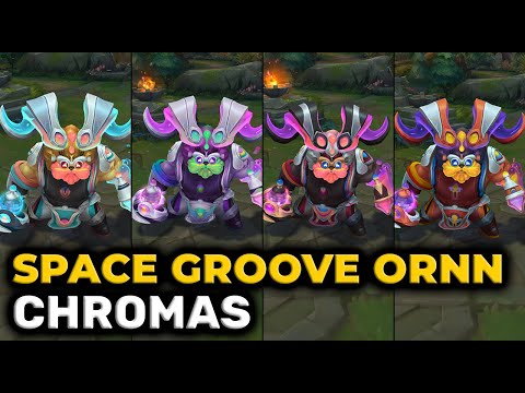 Space Groove Ornn Chromas - League of Legends