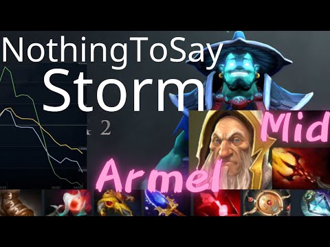 NothingToSay Storm Spirit vs Armel kotl, Morphling, Pangolier - landslide - dota2